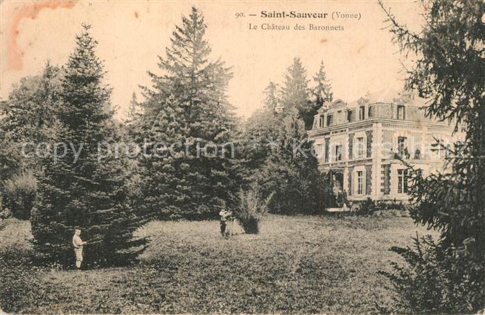 Saint-Sauveur-en-Puisaye Chateau des Baronnets Schloss