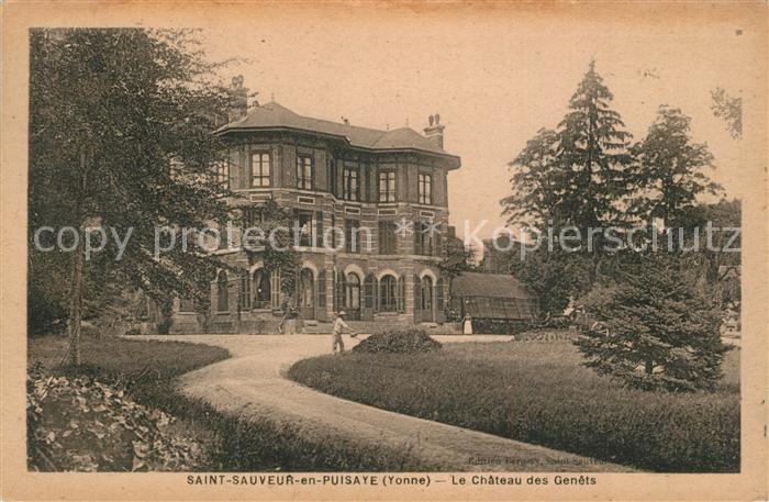 Saint-Sauveur-en-Puisaye Chateau des Genêts Schloss
