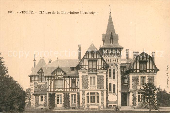 Monsireigne Chateau de la Chauvinière Schloss