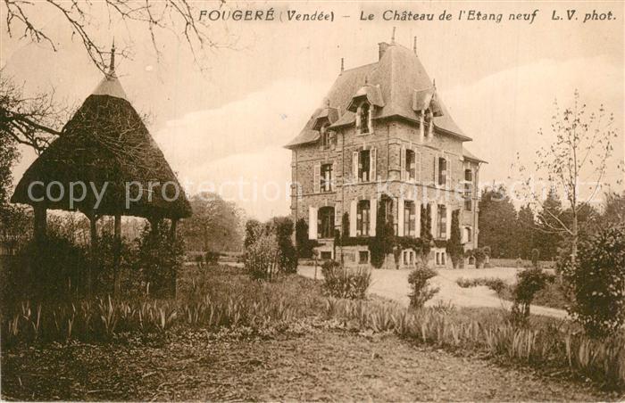 Fougere Vendee Chateau de l'Etang neuf Schloss