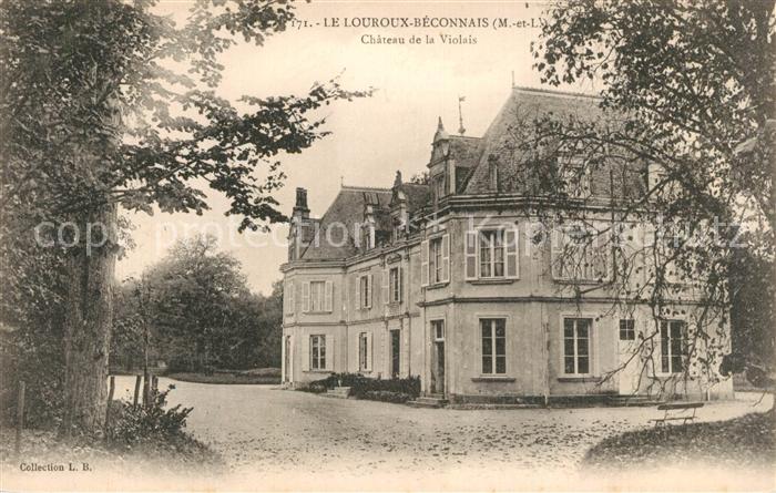 Le Louroux-Beconnais Chateau de la Violais Schloss