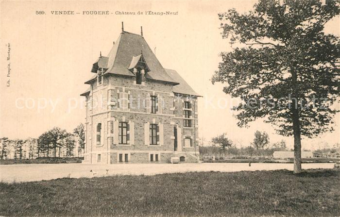 Fougere Vendee Chateau de l'Etang Neuf Schloss