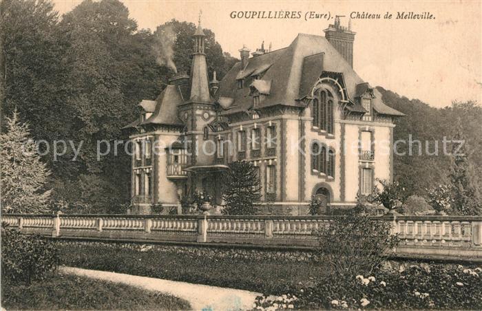 Goupillieres Eure Chateau de Melleville Schloss