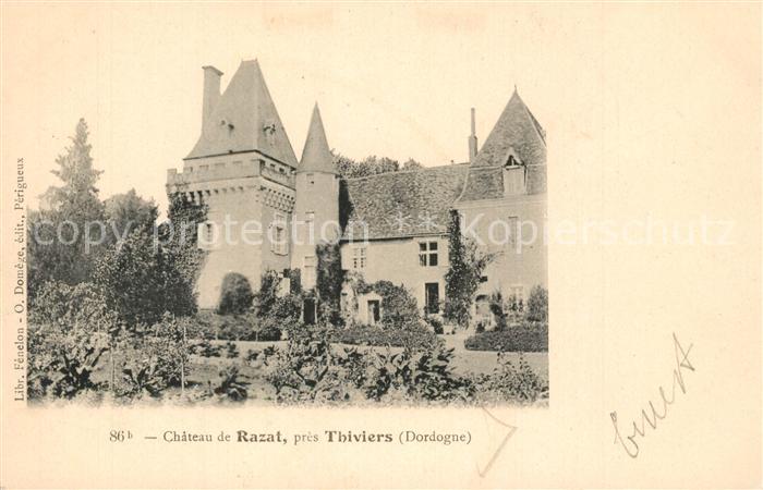 Thiviers Chateau de Razat Schloss