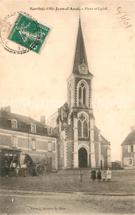 Saint-Jean-d Asse Place Eglise