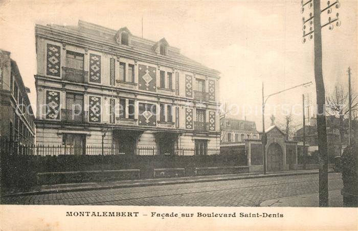 Montalembert Facade sur Boulevard Saint Denis