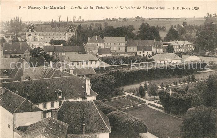 Paray-le-Monial Jardin de la Visitation et Noisetier de l'Apparation