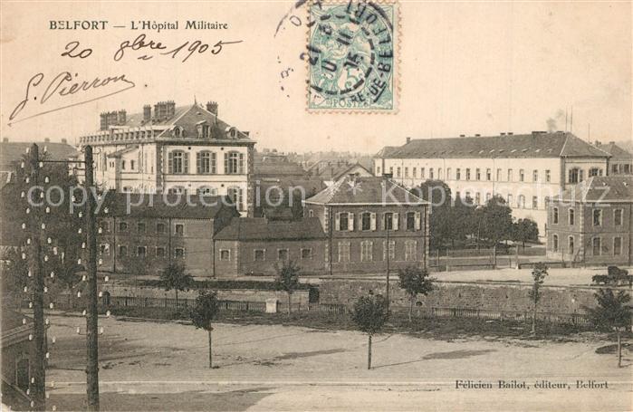 Belfort Alsace Hôpital Militaire