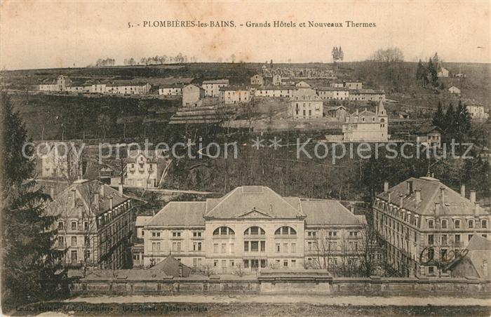 Plombieres-les-Bains Vosges Grands Hôtels et nouveaux thermes
