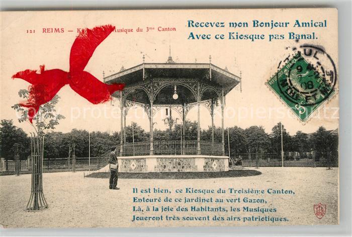 Reims Champagne Ardenne Kiosque de Musique du 3me Canton