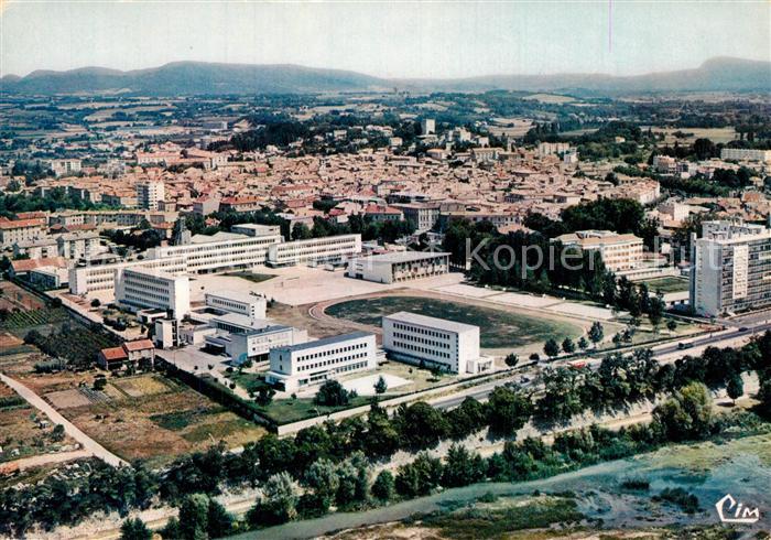 Montelimar Lycée Chabaud Stade vue aérienne