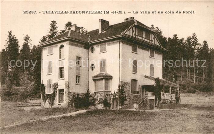 Thiaville-sur-Meurthe La Villa et un coin de Foret