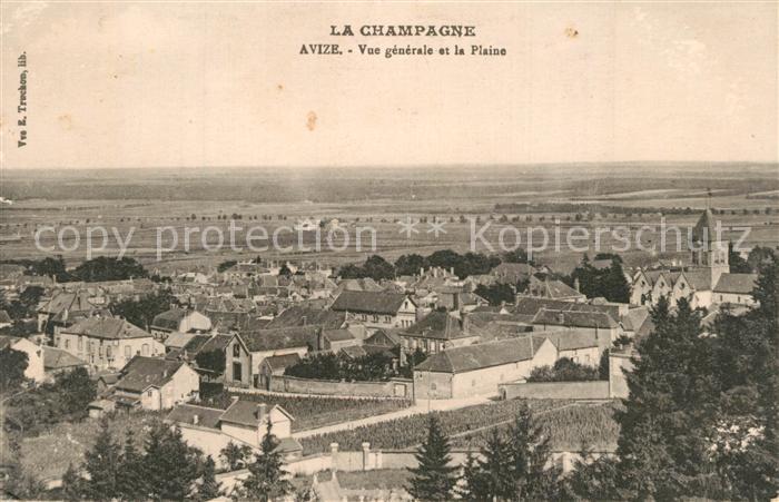 Avize Vue generale et la Plaine