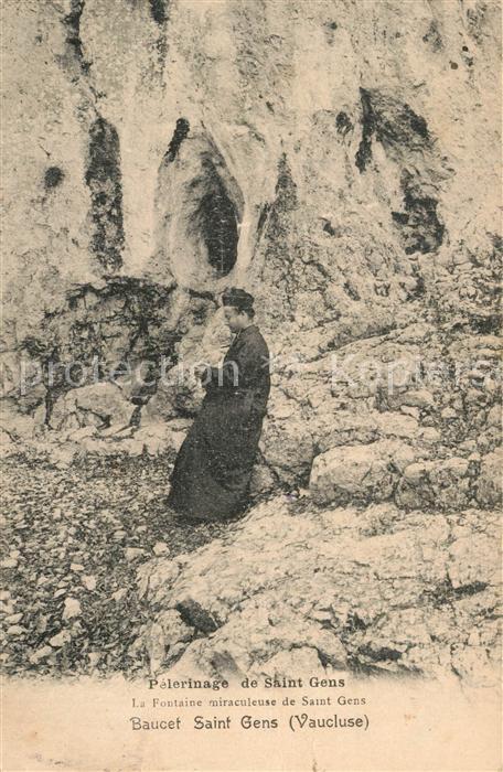 Baucet Saint Gens La Fontaine miraculeuse de Saint Gens