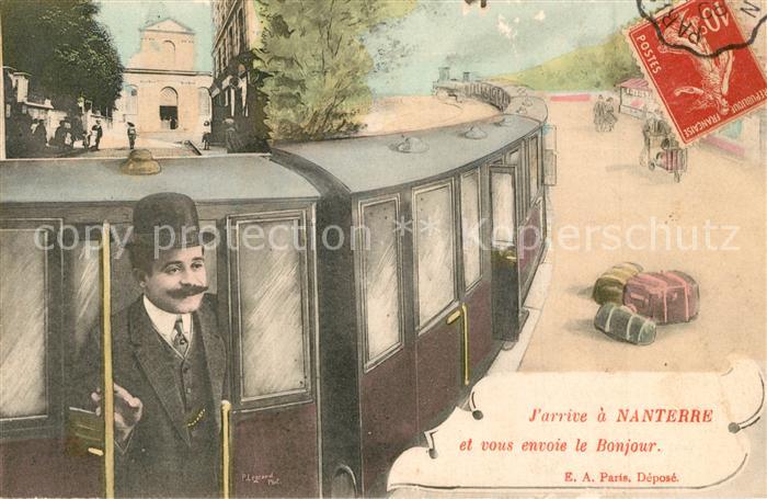 Nanterre Arrive a Nanterre et vous envoie le Bonjour