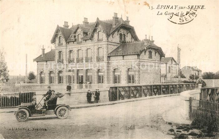 Epinay-sur-Seine La Gare et le Pont