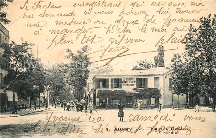 Adamville Place du Theatre