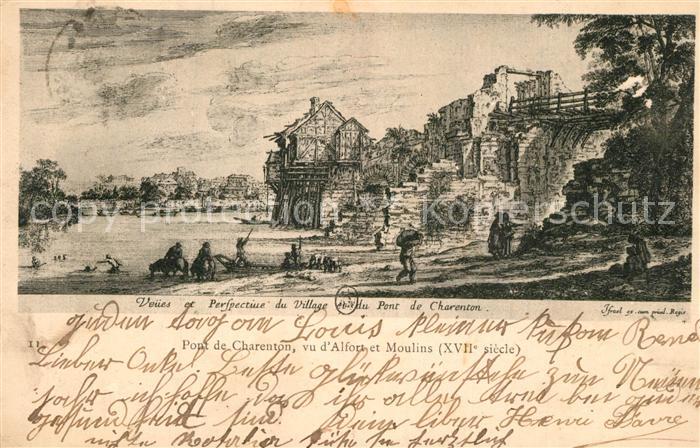 Charenton-le-Pont vu d’Alfort et Moulins