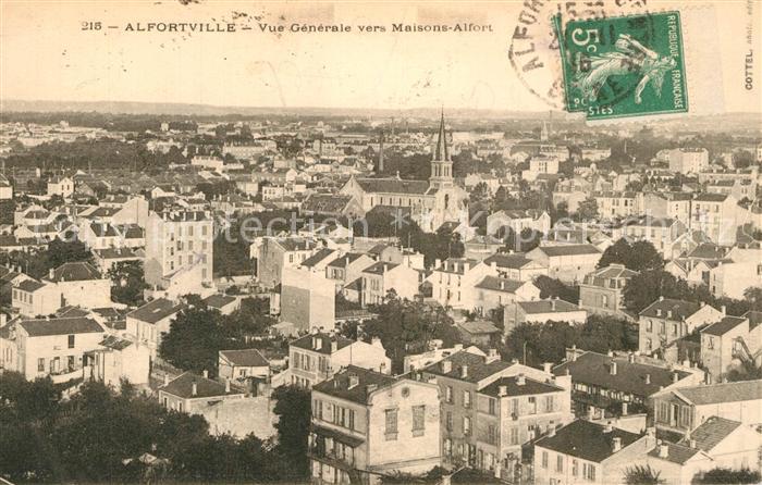 Alfortville Vue generale vers Maisons Alfort