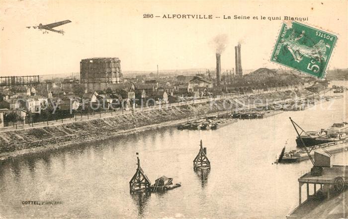 Alfortville La Seine et le quai Blanqui