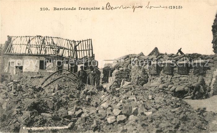 Beuvraignes Barricade francaise
