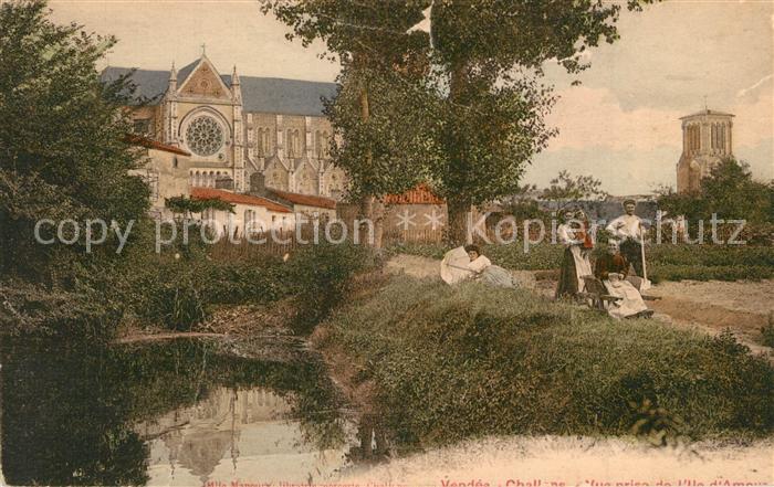 Challans Vue prise d’Ile d_Amour