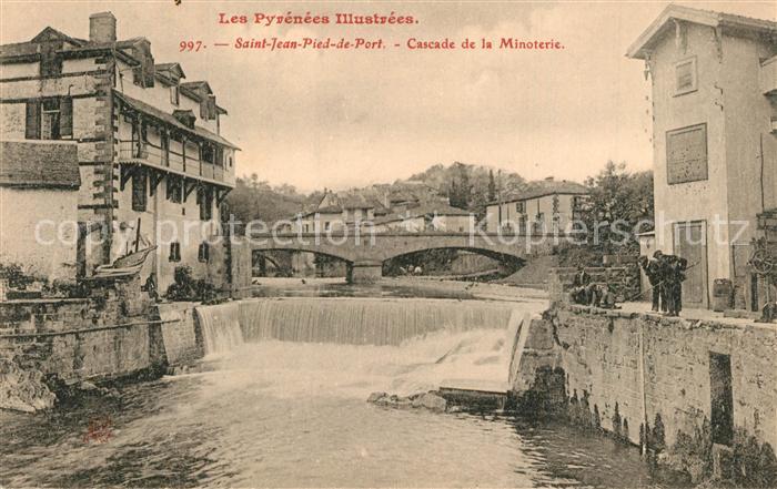 Saint-Jean-Pied-de-Port Cascade de la Minoterie