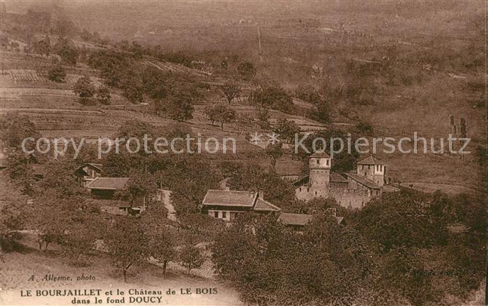Doucy-en-Bauges Le Bourjaillet et le Chateau de Le Bois