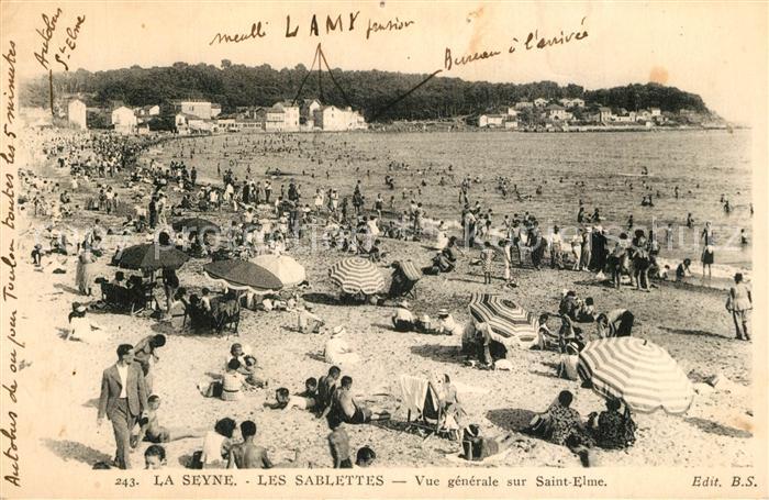 Les Sablettes Vue generale sur Saint Elme