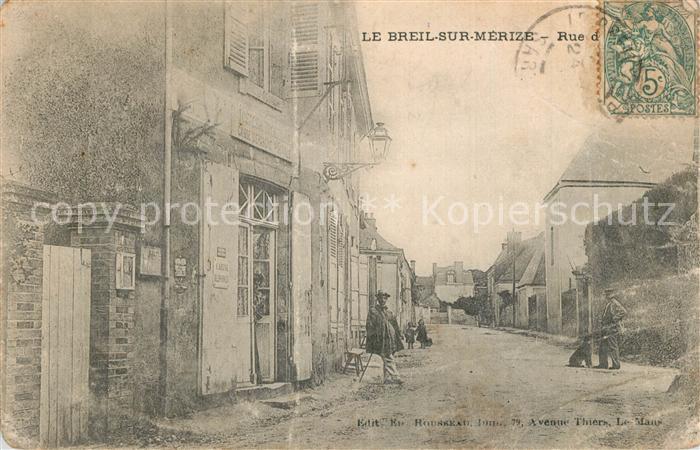 Le Breil-sur-Merize Rue partielle