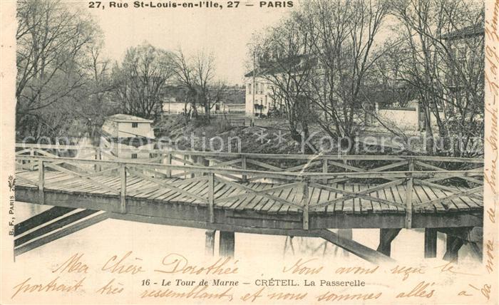 Creteil Le Tour de Marne La Passerelle