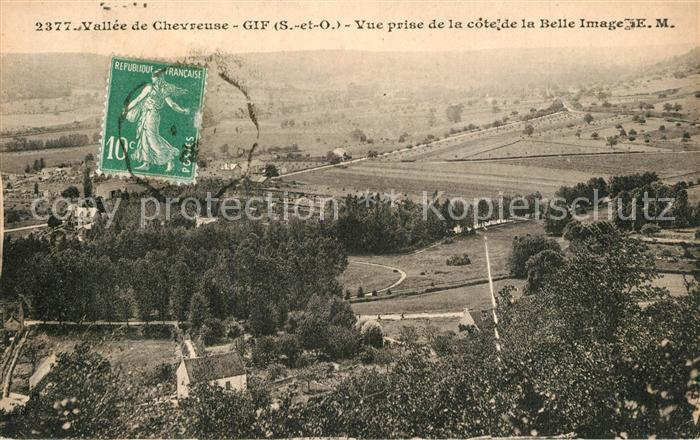 Gif-sur-Yvette Vue prise de la cote de la Belle Image