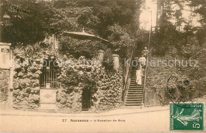 Suresnes Escalier de Bois