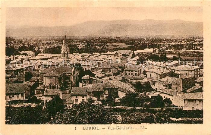 Loriol-du-Comtat Vue generale