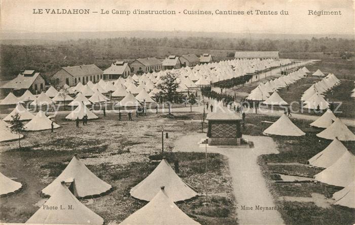 Le Valdahon Le Camp d’instruction Cuisines Cantines et Tentes du Regiment