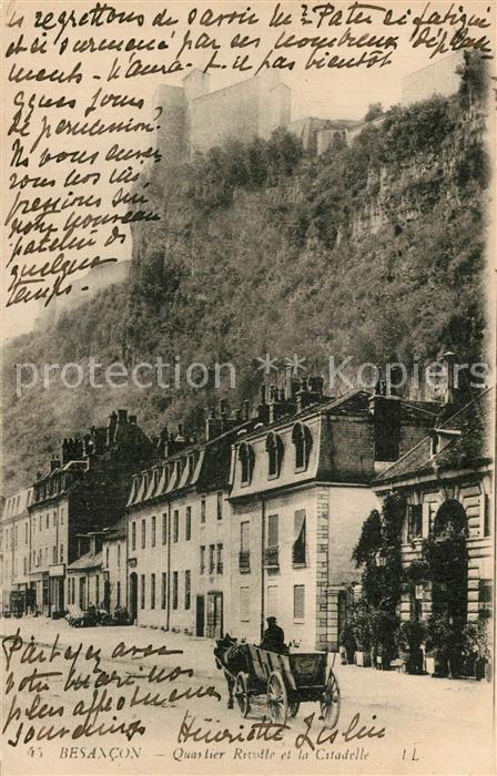 Besancon Doubs Quartier Rivotte et la Citadelle