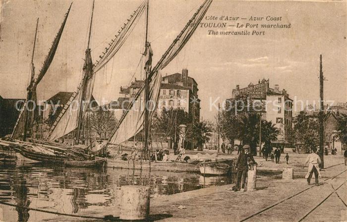 Toulon Var Le Port marchand