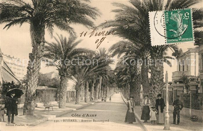 Hyeres les Palmiers Avenue Beauregard