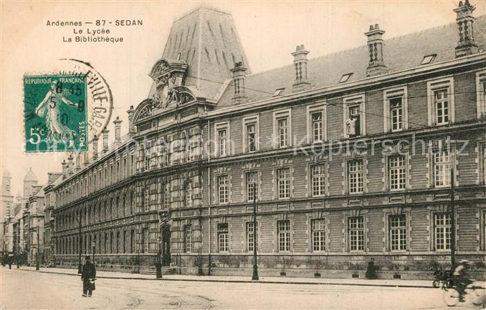 Sedan Ardennes Le Lycee La Bibliotheque