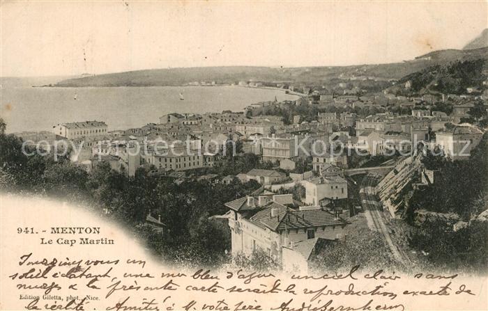 Menton Alpes Maritimes Le Cap Martin