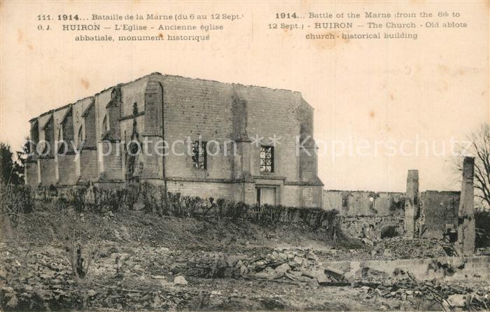 Huiron Eglise Ancienne eglise abbatiale monument historique