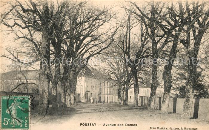Poussay Avenue des Dames