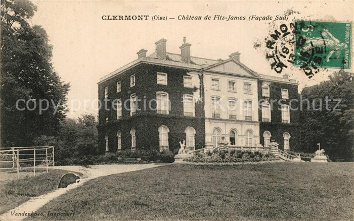 Clermont Oise Chateau de Fitz James Facade Sud