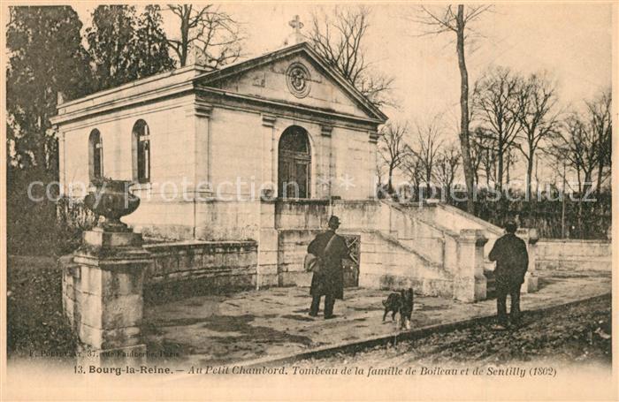Bourg-la-Reine Au Petit Chambord Tombeau de la famille de Bolleau et de Sentilly