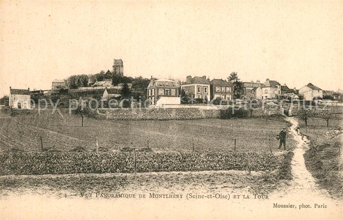 Montlhery Vue Panoramique Seine et Oise et la Tour