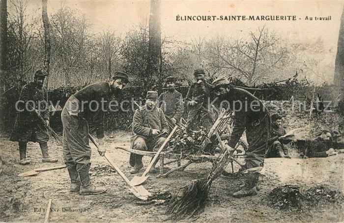 Elincourt-Sainte-Marguerite Au travail