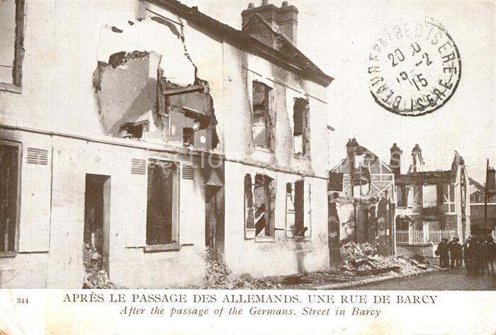 Beaurepaire 77 Seine-Maritime Apres le passage de allemands Une Rue d