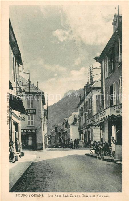 Bourg-d Oisans Le Rue Sadi Carnot Thiers Viennois
