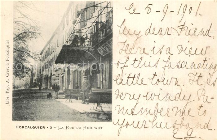 Forcalquier Rue du Rempart