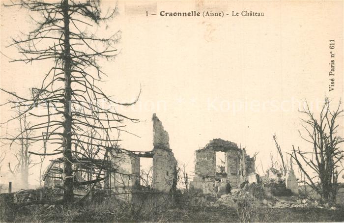 Craonne Aisne Chateau Ruines